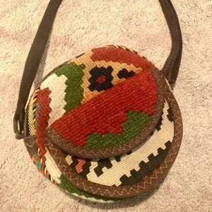 Handmade Persian Wool Crossbody Handbag
